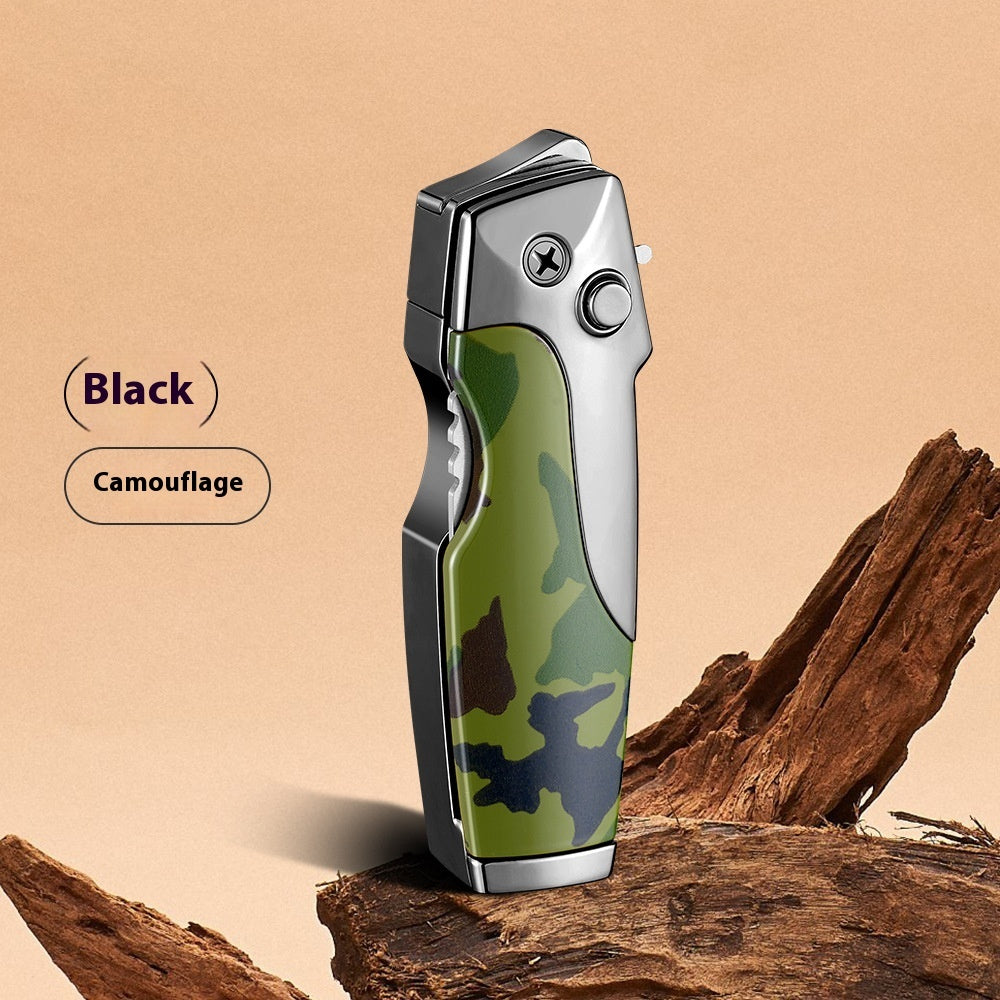 2-in-1 Folding Knife & Lighter