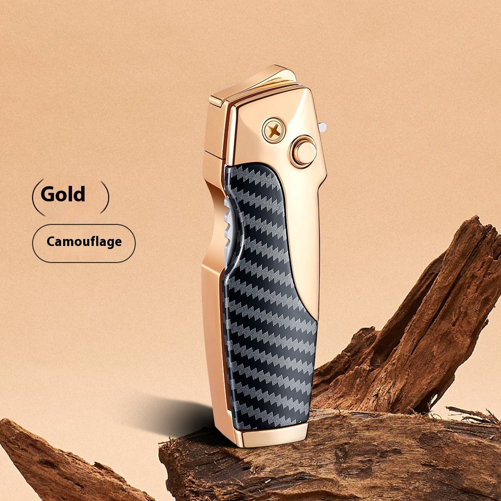 2-in-1 Folding Knife & Lighter