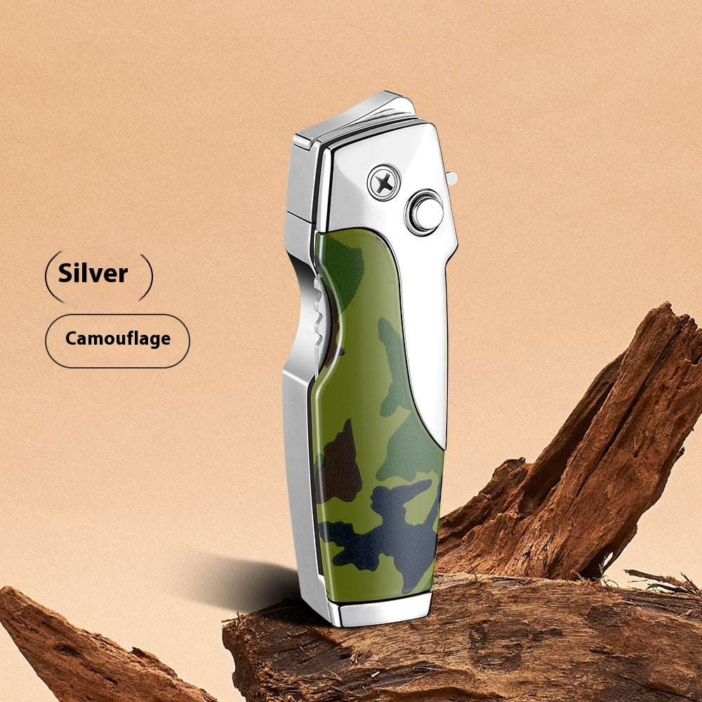 2-in-1 Folding Knife & Lighter
