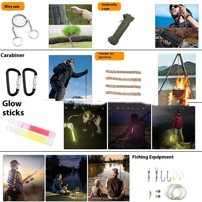 Outdoor survival kit