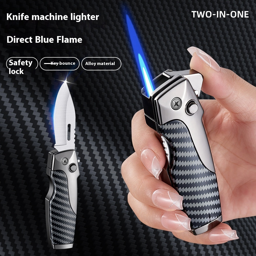 2-in-1 Folding Knife & Lighter