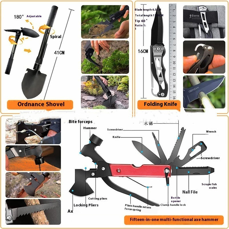 Outdoor survival kit